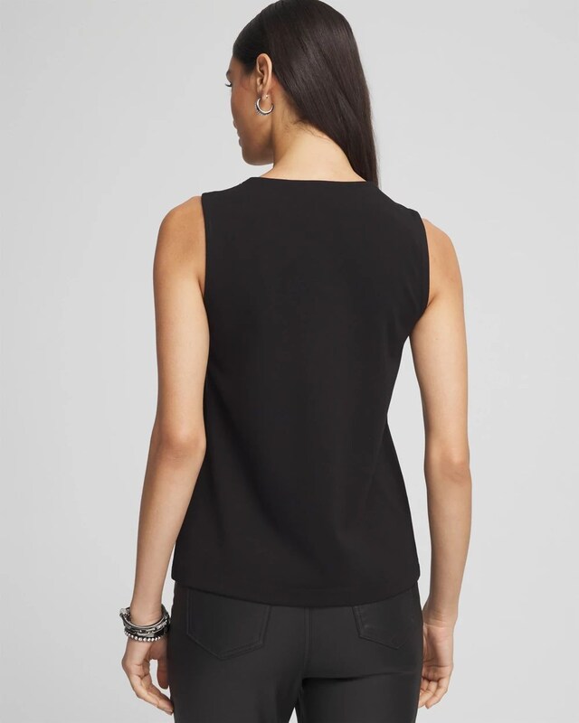 Embellished Ponte Tank - image 3